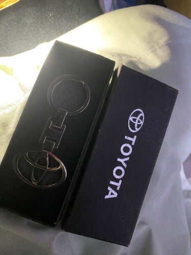 Toyota key fob and headphones
