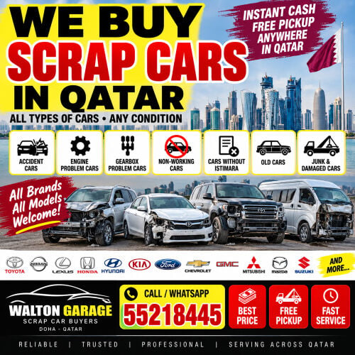WE BUY ACCIDENT CARS IN QATAR – BES