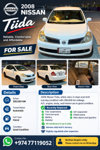 2008 Nissan Tiida Sedan for Sale