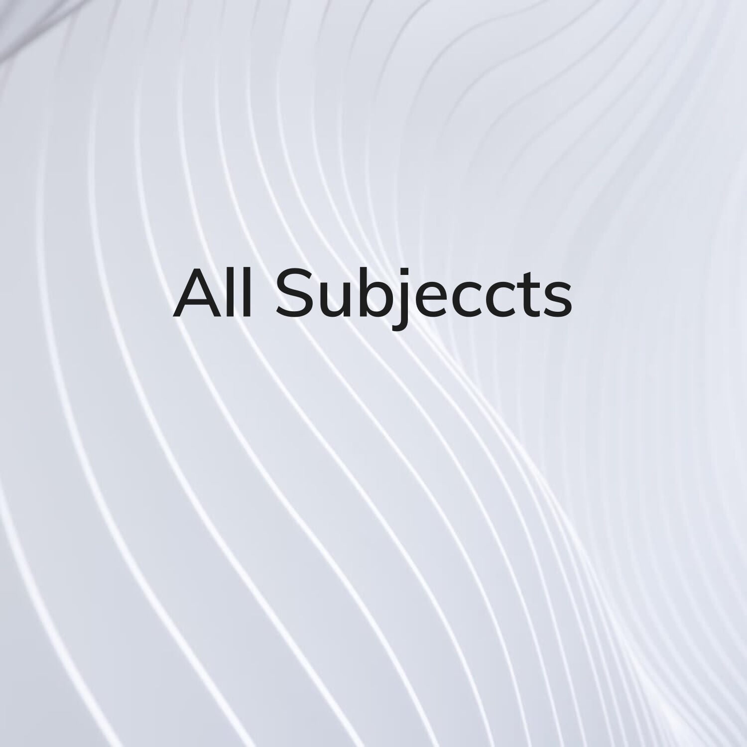 IGCsE / AS all Subjects