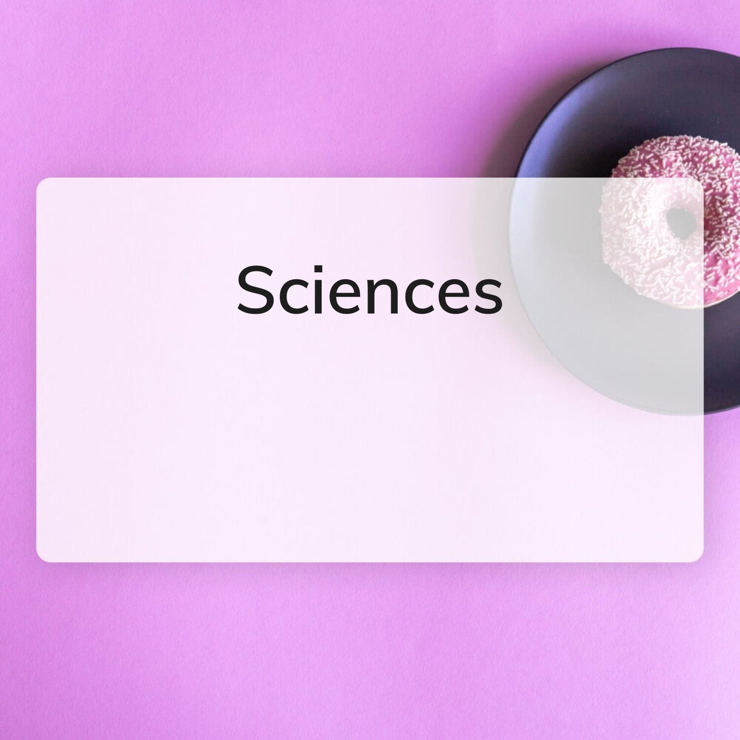 All Sciences