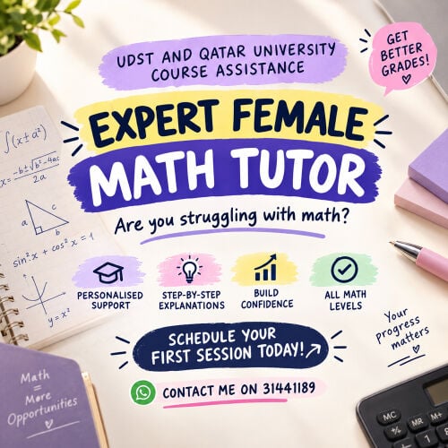 Experienced Female Math Tutor