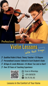 Private Violin Lessons @ Your Home
