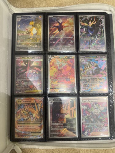 pokemon binder with cards