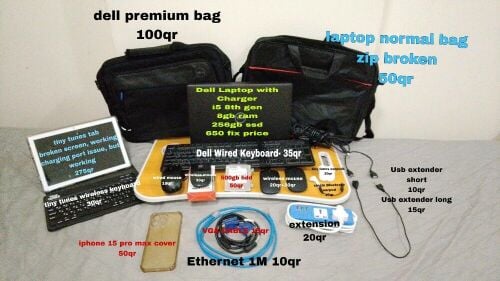 urgent sale (laptop and bag sold)