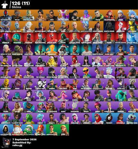 حساب فورت فيه ١٢٨ سكن