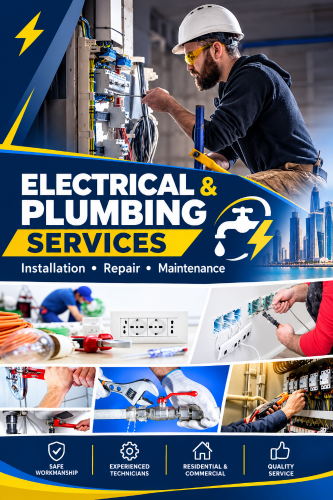 Electric  plumbing work