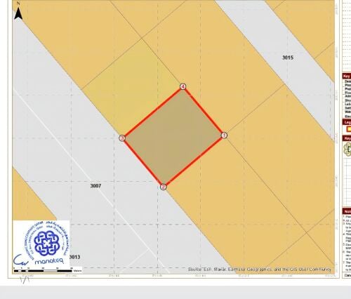 ارض للبيع في بركة العوامر 2000م