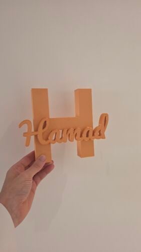 3D printed custom Name