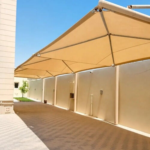luxurious carport and shutter work