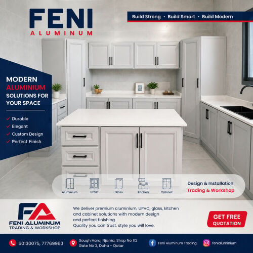 Aluminum work kitchencabinet upvc