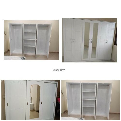 six doors wooden wardrobe sale