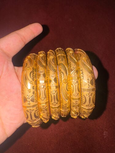 Shiny Golden Bangles