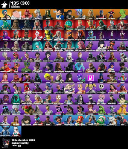 حساب فورت سكنات عرق ١٣٧ أبيك قيمز