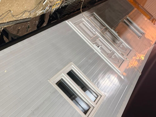 Cabin toilet kitchen