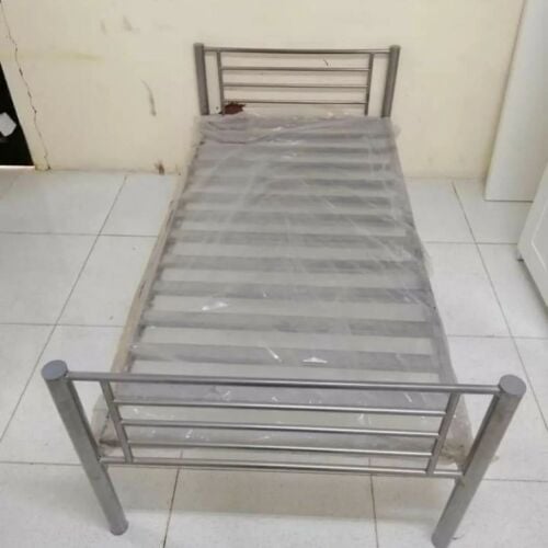 metal single bed @