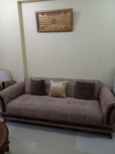 two sofas with storage