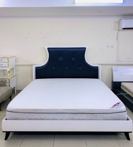 HOME CENTER KING BED WITH MATTRESS