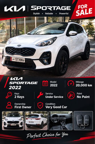 Kia Sportage in excellent condition
