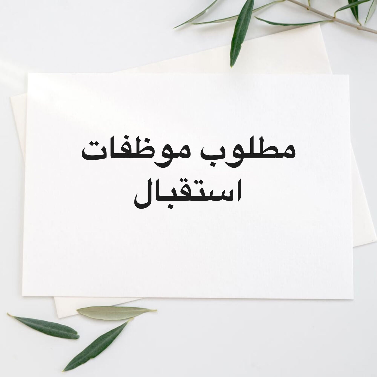 مطلوب موظفات استقبال