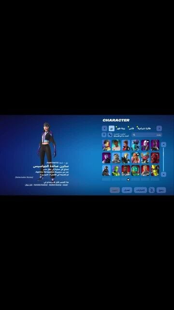 حساب فورت نايت ٢٦٠سكن