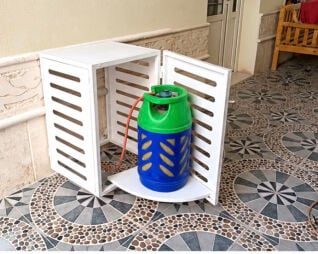 بوكس كبت حماية الغاز الاسطوانه.  
