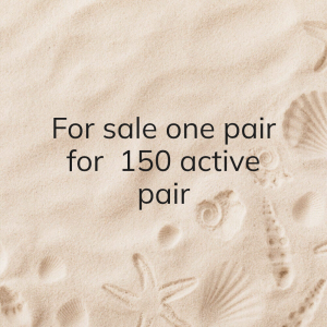 For sale 150 .active pair