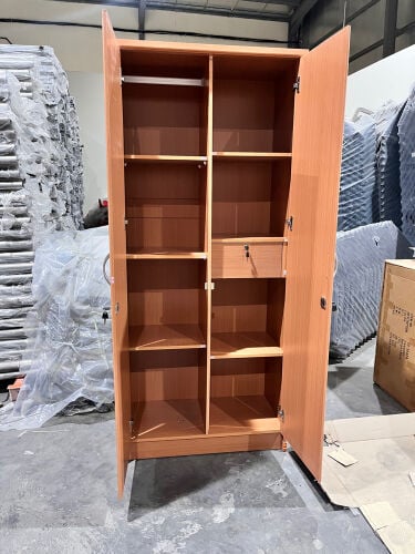 two door wardrobe, small scratch sm