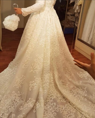 Elegant Turkish wedding dress(Used)