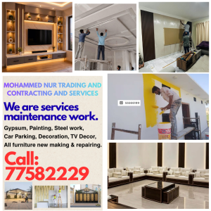 All maintainence work
