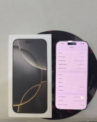 iPhone 16 Pro max