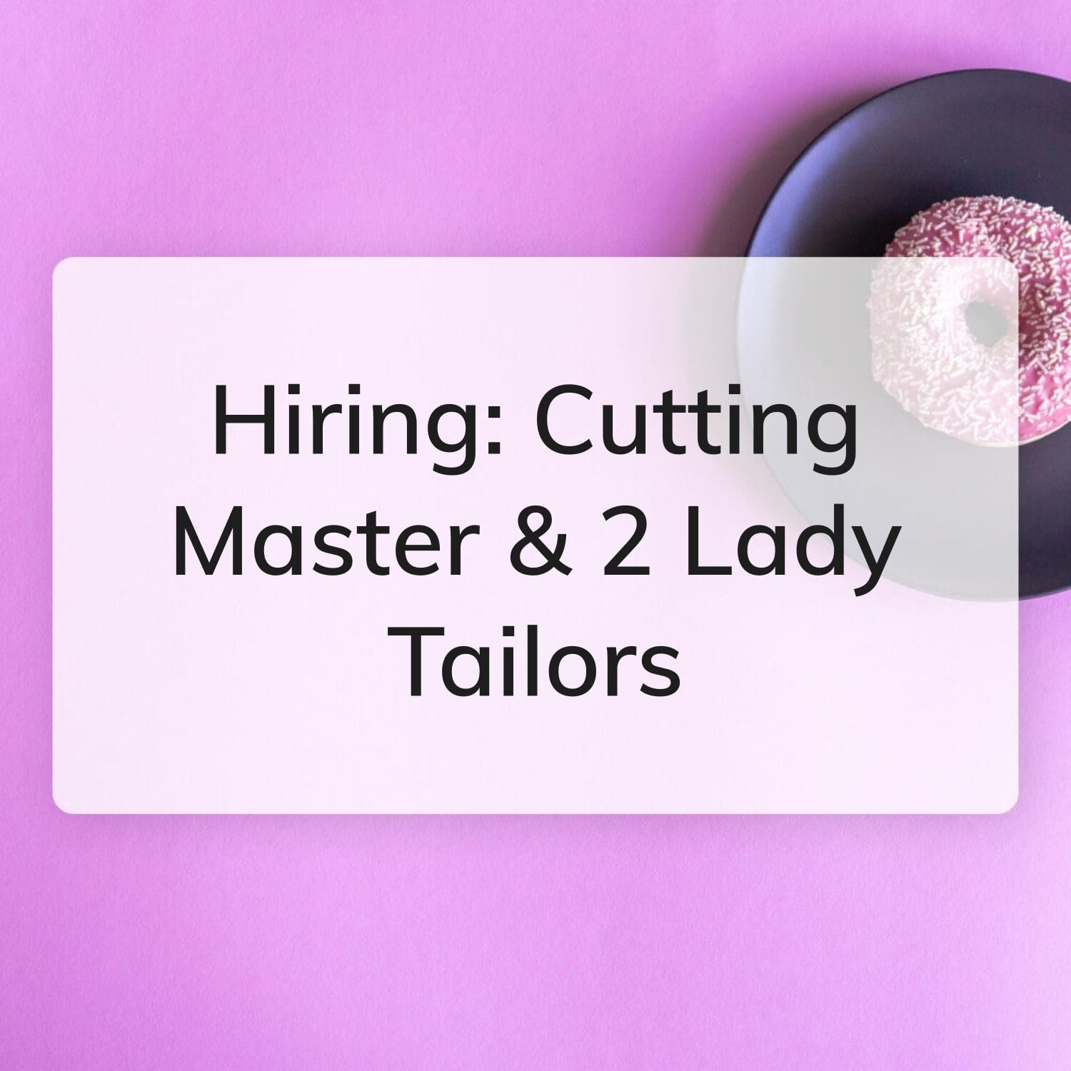 ABAYA Cutting Master, Lady tailor 