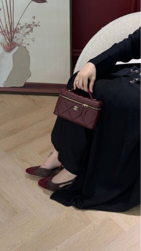 COCO Top Handle Vanity Case Quilted