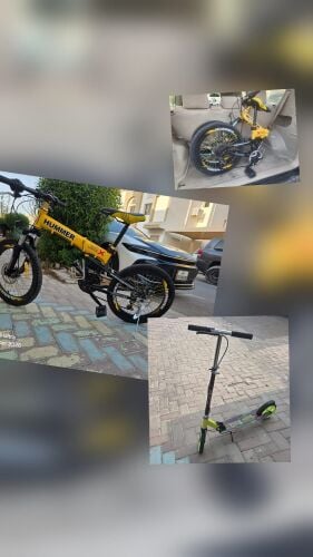 Hummer  bicycle +  Kick Scooter