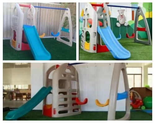 مراجيح مع زحلاقيه اطفال