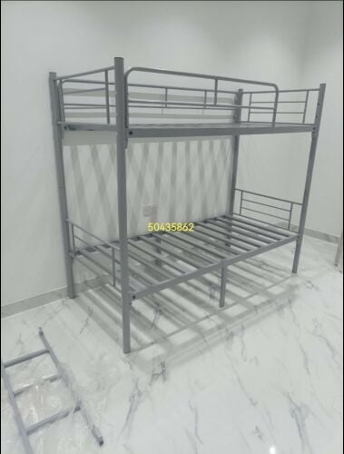 double bunk bed silver