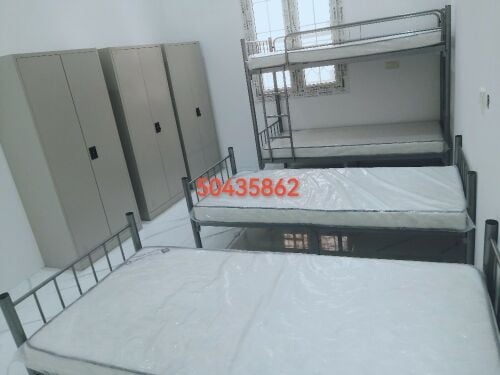 single bed metal with matt] [