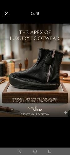 leather Socks for sale 2 pice new