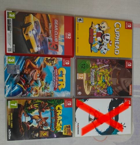 switch and switch 2 games used