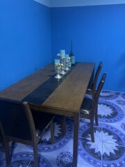 table with 3 chairs used 200