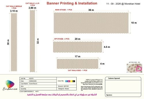 Sticker and banner installation