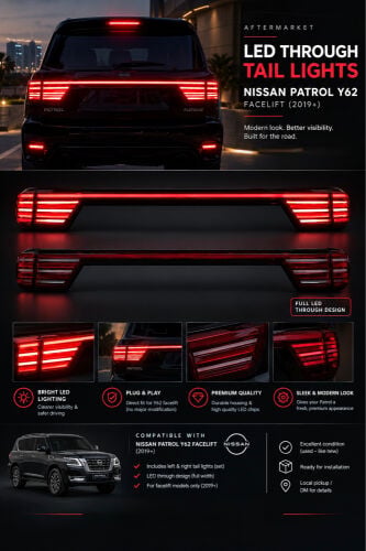 Nissan Patrol Y62 Facelift LED Thro
