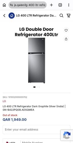 LG  inverter refrigerator