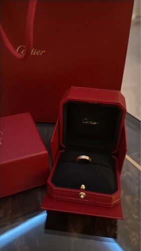 cartier ring mini love size 49