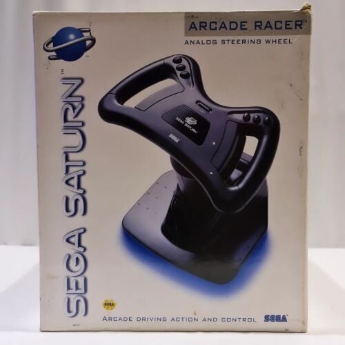 SEGA Saturn ANALOG STEERING WHEEL