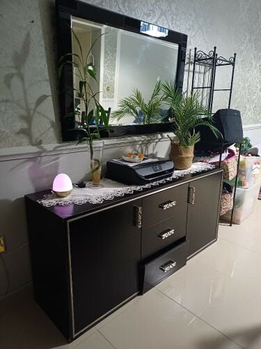 drawer and mirror