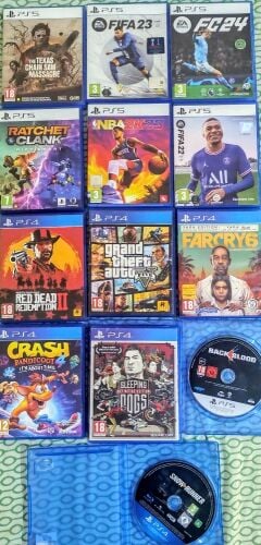 ps5 and ps4 cd games