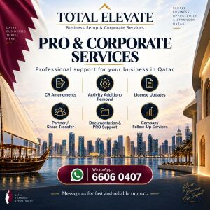 PRO & CORPORATE SERVICES IN QATAR