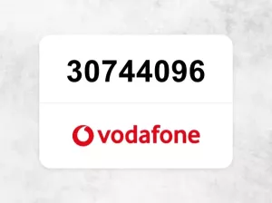 Vip Vodafone number 30744096