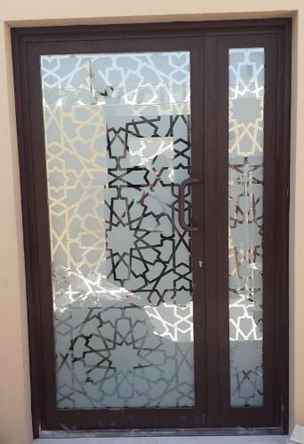 glass,aluminium work